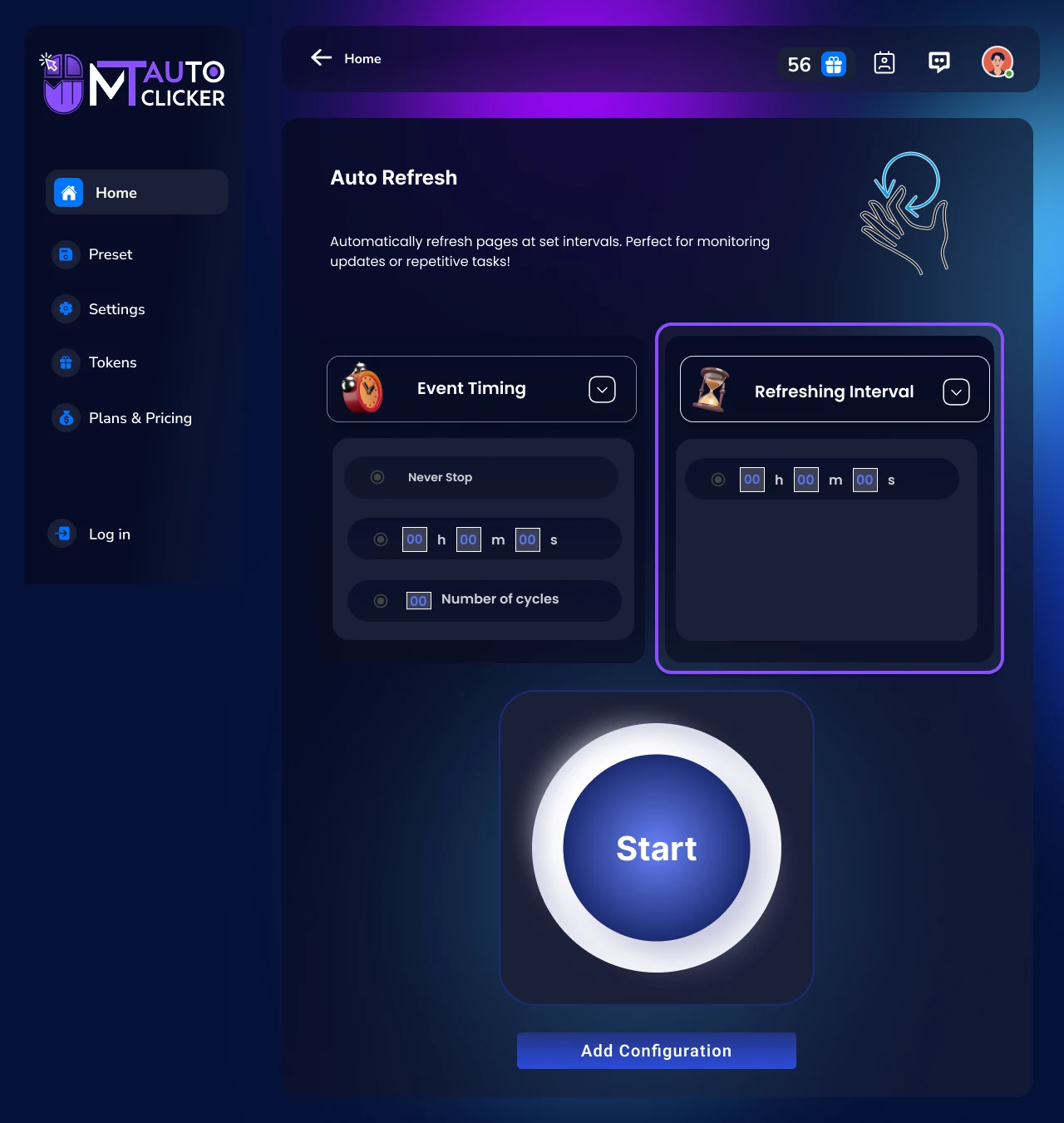 Step 2: Set Refresh Interval
